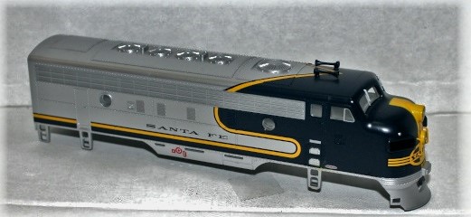 (image for) Body Shell - Santa Fe Blue & Silver ( ( HO F7-A )